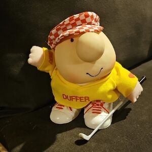 VINTAGE Ziggy figure Novelty Golfer Sports Tom Wilson Gift 80's Dad
